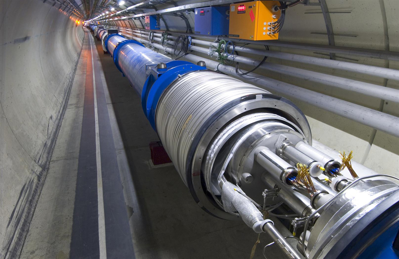 Two LHC magnets