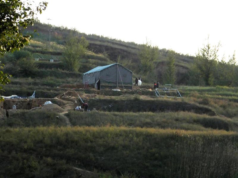 A movable lab for field study of gravity erosion on the Loess Plateau of China CREDIT: X.-Z. Xu/DLUT