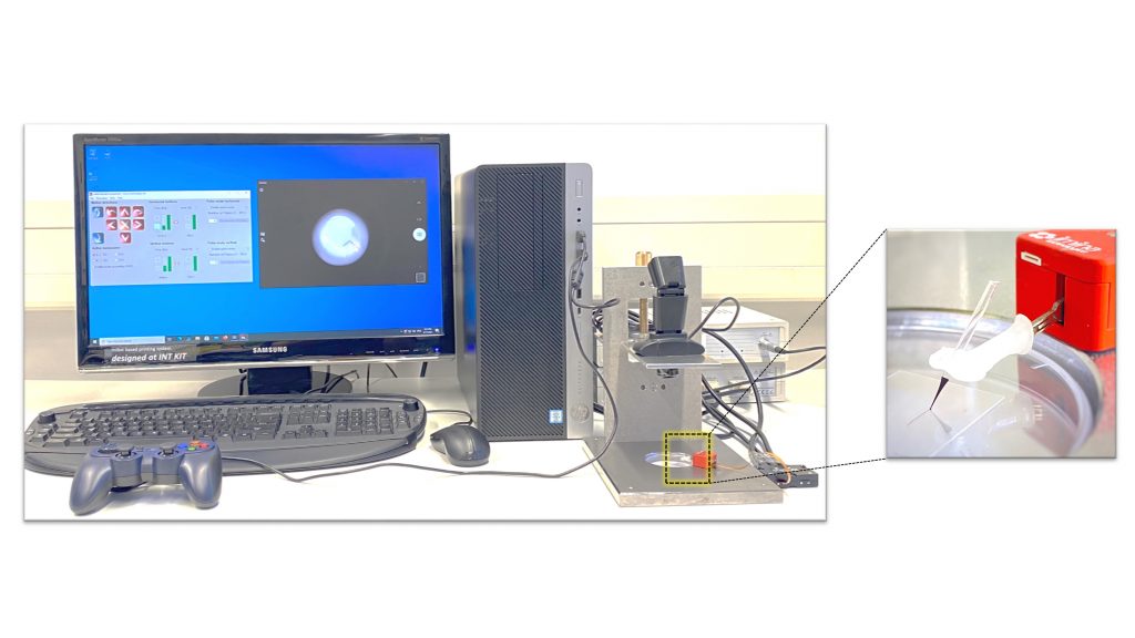 Microplotter setup CREDIT: Michael Hirtz, Karlsruhe Institute of Technology