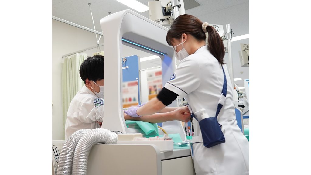 DACS tested on patient at Nagoya University Hospital CREDIT: Junki Mikami (FUIGO)