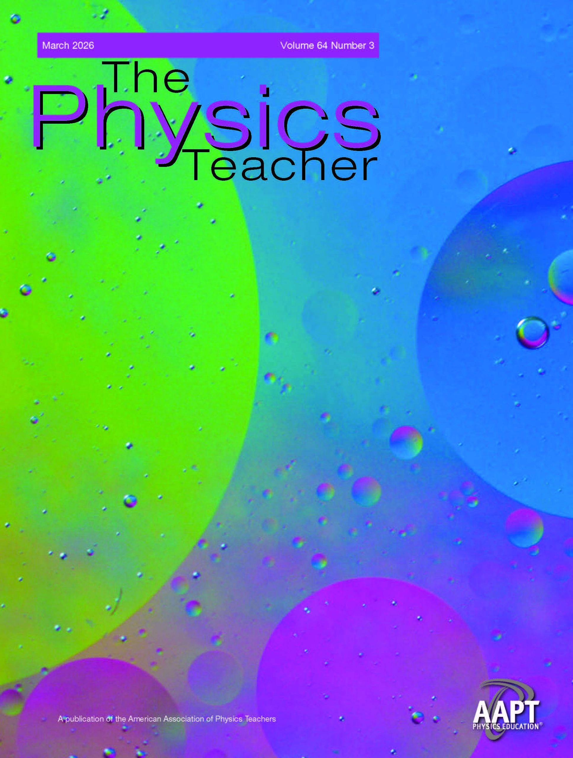 Cover image for PTE Volume 64, Number 3, March 2026