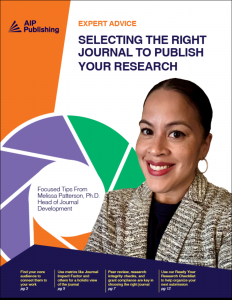Cover image for publishing guide,; 'Expert Advice: Selecting the Right Journal to Publish Your Research